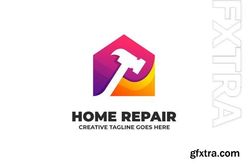 Building House Repair Construction Logo