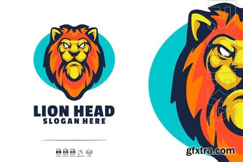 Lion Head Logo Template