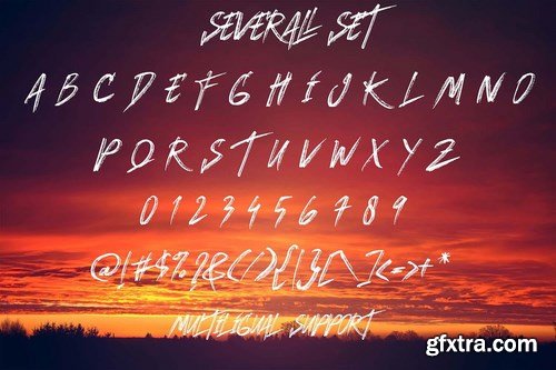 BG Severall - Brush Typeface font