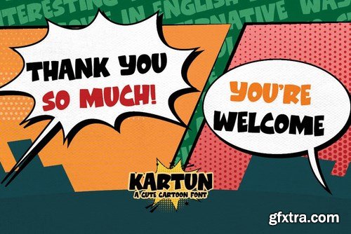 Kartun - A Cute Cartoon Font