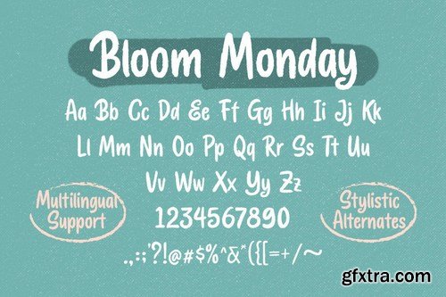 Bloom Monday Font