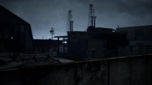 Videohive - Industrial Zone in Dark Cloudy Weather - 34335985 - 34335985