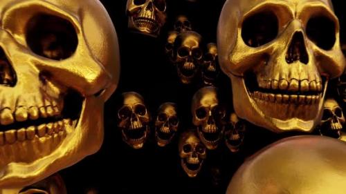 Videohive - Golden Skulls - 34337468 - 34337468