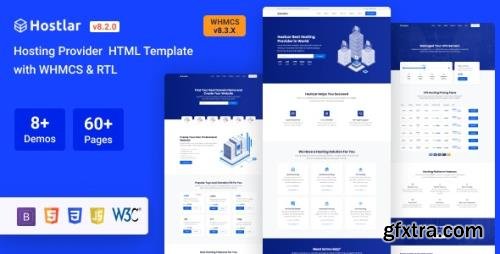 ThemeForest - Hostlar v8.2.0 - Domain Hosting Provider HTML Template with WHMCS and RTL - 25689361