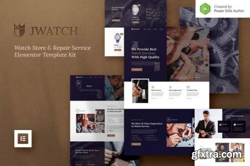 ThemeForest - JWatch v1.0.0 - Watch Store & Repair Service Elementor Template Kit - 34510569