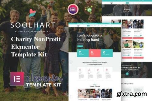 ThemeForest - SoolHart v1.0.0 - Charity NonProfit Elementor Template Kit - 34387766