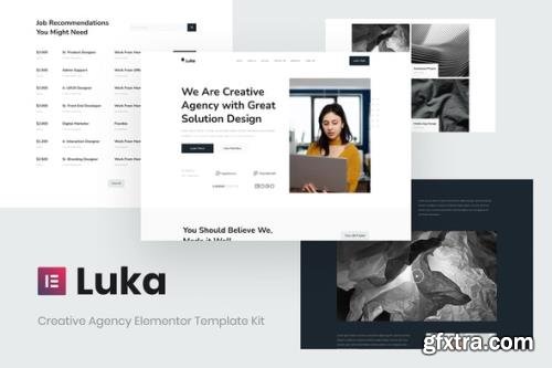 ThemeForest - Luka v1.0.0 - Creative Agency Elementor Template Kit - 34441599