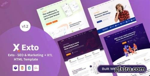 ThemeForest - Exto v1.2 - SEO & Marketing Company HTML Template - 25512398