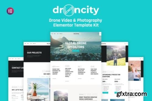 ThemeForest - Droncity v1.0.0 - Drone Video & Photography Elementor Template Kit - 34314366