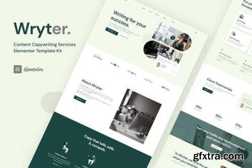 ThemeForest - Wryter v1.0.0 - Content Copywriting Services Elementor Template Kit - 34444931