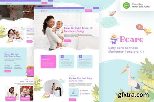 ThemeForest - Bcare v1.0.0 - Baby Care Services Elementor Template Kit - 34392921