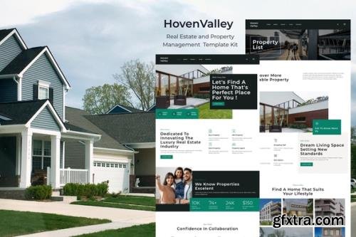 ThemeForest - Hovenvalley v1.0.0 - Real Estate and Property Management Template Kit - 34455597