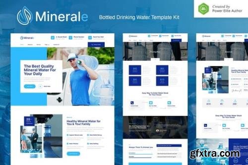 ThemeForest - Minerale v1.0.0 - Bottled Drinking Water Elementor Template Kit - 34456369