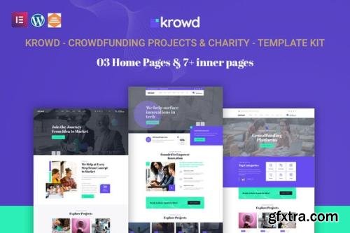 ThemeForest - Krowd v1.0.0 - Crowdfunding Projects & Charity Template Kit - 34493632