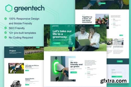 ThemeForest - GreenTech v1.0.0 - Green Technology Services Elementor Template Kit - 34425088