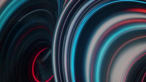 Videohive - Fantastic futuristic background with twisted substances colored in neon lights - 34337908 - 34337908