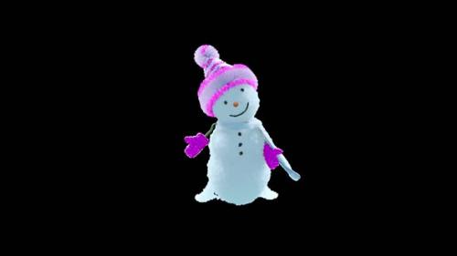 Videohive - 52 Snowman Dancing HD - 34338937 - 34338937