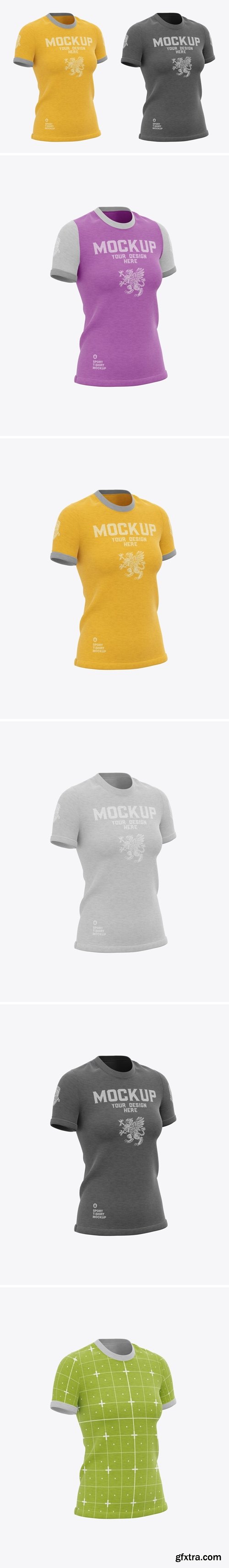 Women’s Slim-Fit T-Shirt Mockup