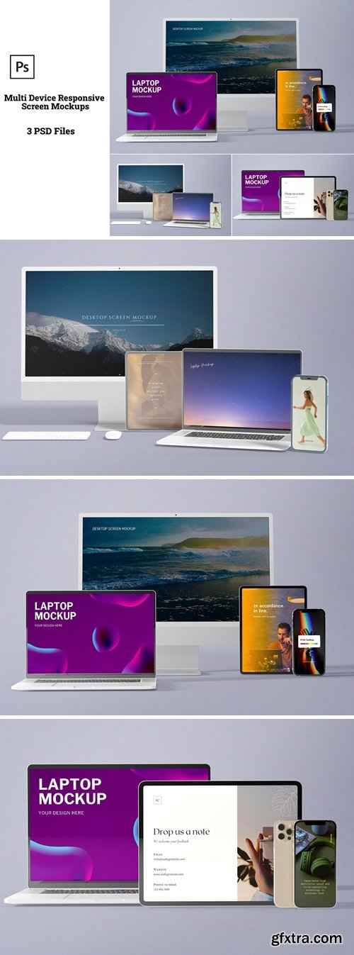 Multi Device Responsive Mockups