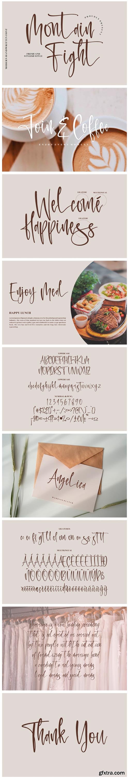 Montain Fight Font