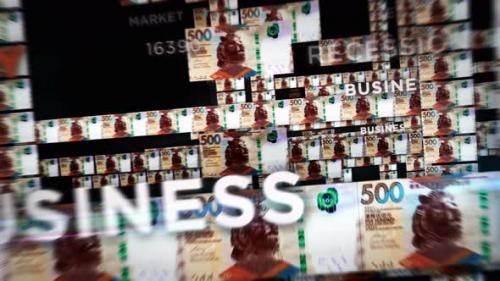 Videohive - Honk Kong Dollar money banknotes seamless loop flight - 34345830 - 34345830