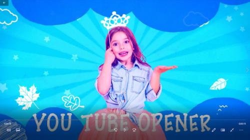 Videohive - Kids You Tube Opener | MOGRT - 34425435 - 34425435