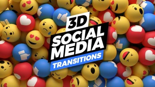 Videohive - Social Media Transitions 3D - 26066420 - 26066420