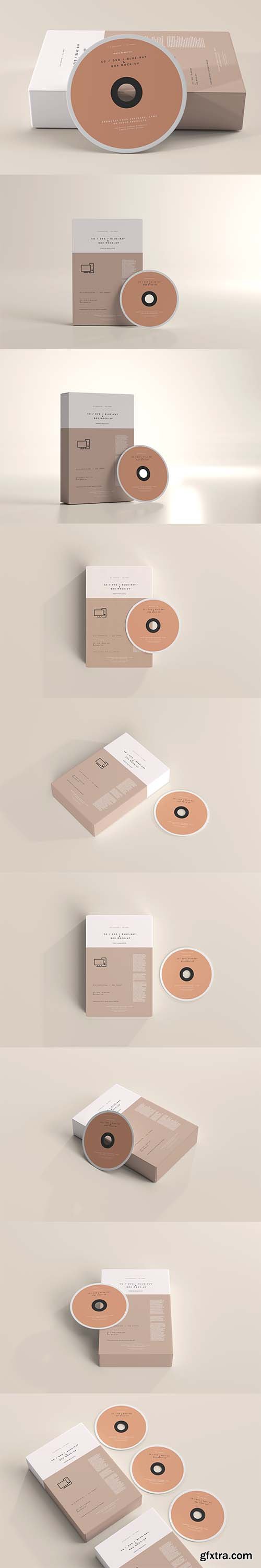 Software box and disk mockup