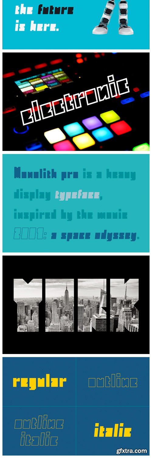 Monolith Pro Font