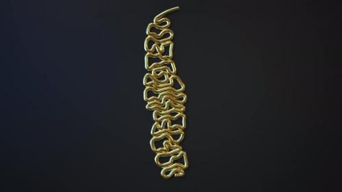 Videohive - Pound Sign Made with Gold Wire - 34456333 - 34456333