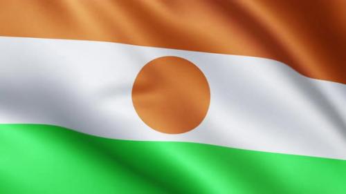 Videohive - Nigerien flag | Flag of Niger | UHD | 60fps - 34469390 - 34469390