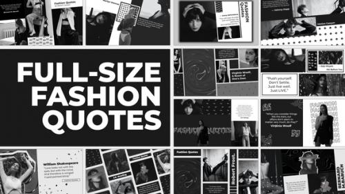 Videohive - Full-Size Fashion Quotes - 34043451 - 34043451