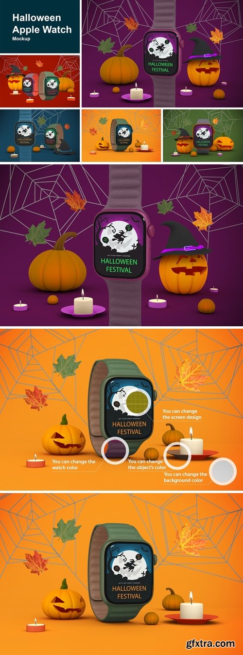 Halloween Apple Watch Mockup