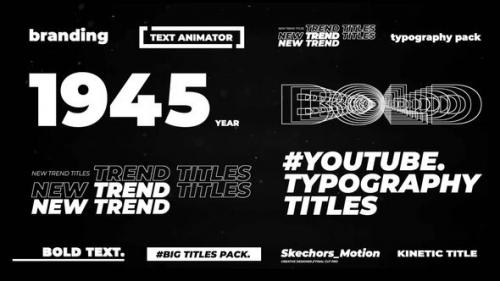 Videohive - Modern Typography Titles | FCPX - 34466150 - 34466150