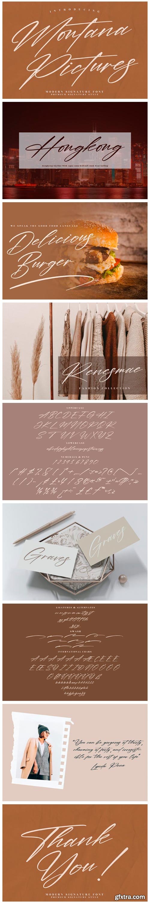 Montana Pictures Font