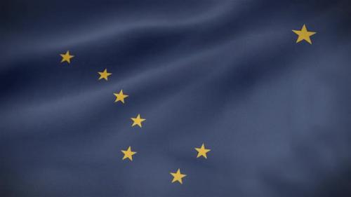 Videohive - Alaska Flag - 33392446 - 33392446