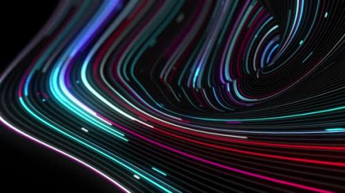 Videohive - Colorful Fast Lines Background - 33445015 - 33445015