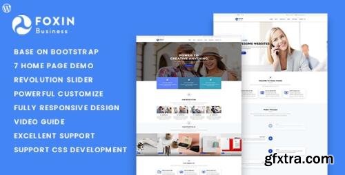 ThemeForest - Foxin v1.1.2 - Responsive Business WordPress Theme - 20203550