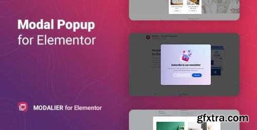 CodeCanyon - Modal Popup Window for Elementor - Modalier v1.0.0 - 34463624