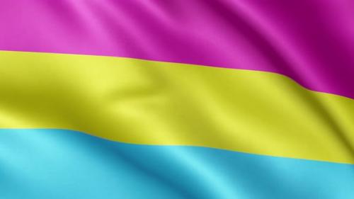 Videohive - Flag of Pansexuality Pride | UHD | 60fps - 34485461 - 34485461