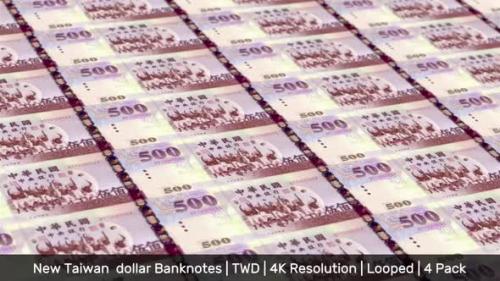 Videohive - Taiwan Banknotes Money / New Taiwan dollar NT / Currency NT$ / TWD / 4 Pack - 4K - 34491040 - 34491040