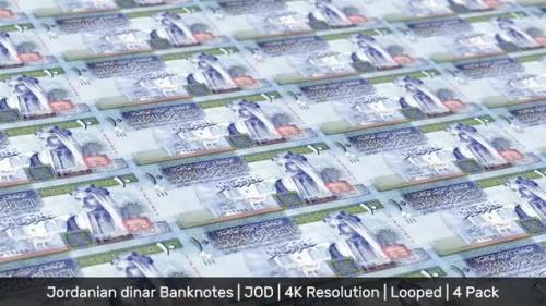 Videohive - Jordan Banknotes Money / Jordanian dinar / Currency JD / JOD / 4 Pack - 4K - 34491043 - 34491043