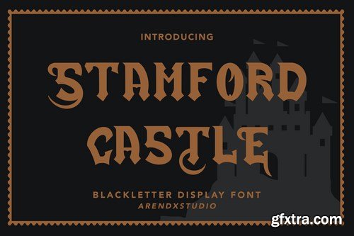 Stamford Castle - Blackletter Display Font