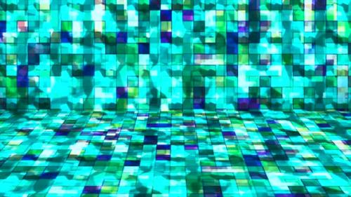 Videohive - Broadcast Hi-Tech Glittering Abstract Patterns Wall Stage 111 - 34495411 - 34495411