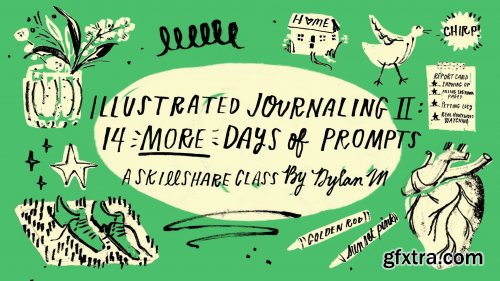  Illustrated Journaling II: 14 MORE Days of Prompts