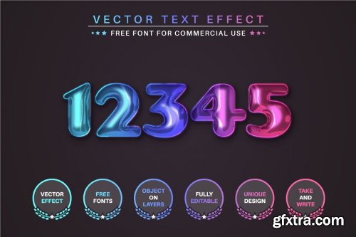 Candy - Editable Text Effect, Font Style