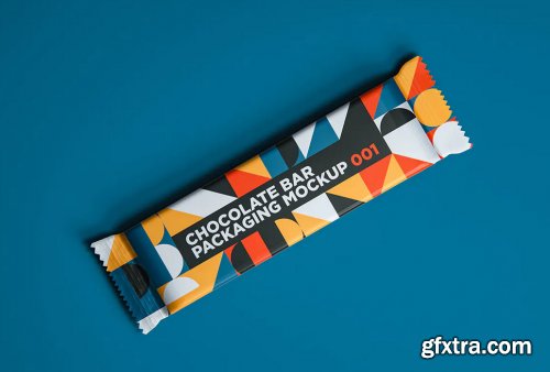 Chocolate Bar Packaging Mockup 001