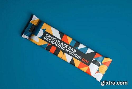 Chocolate Bar Packaging Mockup 001