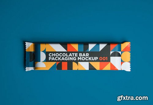 Chocolate Bar Packaging Mockup 001