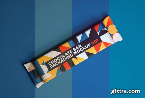 Chocolate Bar Packaging Mockup 001